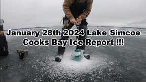 Jan 28th 2024 | LAKE SIMCOE Cooks Bay Ice Report!