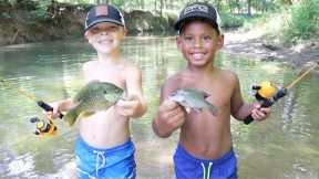 Micro Fishing Challenge at the Creek!