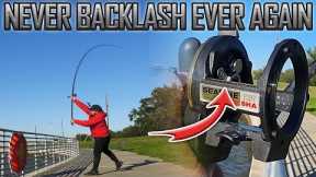 Never Backlash your Fishing Reel With This ONE SIMPLE HACK! Surf Fishing Tips