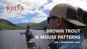 Brown Trout Caught on Mouse Patterns // Patagonia Day 1, 2024
