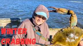 Catching Blue Crabs In Winter