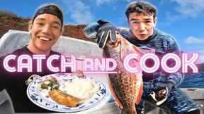 BEST WAY TO COOK FISH!! Spearfishing Catch And Cook!