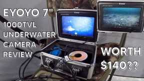EYOYO 1000TVL Underwater Fishing Camera Review. Worth the $140? Ice Fishing 2022. Maine.
