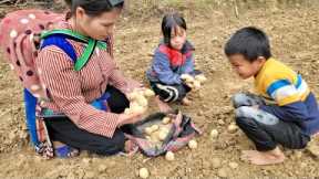 Potato and peanut planting season has arrived for Dia's family, they catch fish and cook lunch.