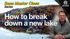 How to approach a new fishing lake —Bass Master Class with KVD
