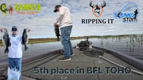 Making a TOP 5 finish in BFL without any PRACTICE!! (Lake Toho 2/10)
