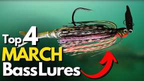 Top 4 Lures for March Bass Fishing and WHY - Underwater Footage