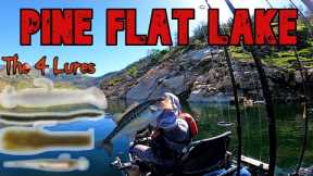 Pine Flat Lake -The 4 lures that caught fish-