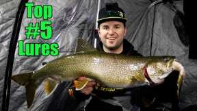 Top 5 Lures For Ice Fishing Lake Trout | Active Target Reactions