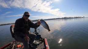 Trying Different Baits For White Perch, Lake Murray