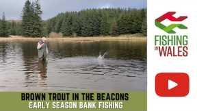 Brown Trout in the Beacons - Fly fishing a reservoir in Wales on opening day - Early season tips