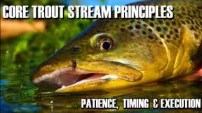 Core Principles of Trout Stream Fly Fishing Tactics: Patience, Timing & Execution