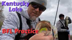 Kentucky Lake MLF BFL Practice April 5th 2024 With Darius King