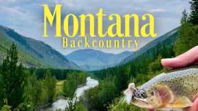 Solo Adventure in the Montana Wilderness: 3 days Fly Fishing in Wolf Country