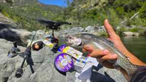 How to Fish Trout for Beginners in Rivers and Streams * Catch and Cook *