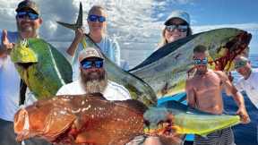 We took a boat 60 miles offshore for a cooler full of FISH | Mahi Fishing {Catch, Clean, Cook}