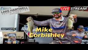 Mike Corbishley 0n Brushpile Fishing-Lake Hartwell-The NPFL-Forward Facing Sonar-Summer Patterns
