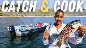 Eating ONLY What I CATCH Cooking On A Boat
