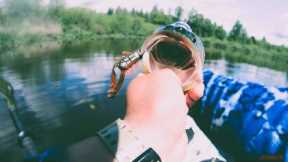 Fishing for BASS in a HIDDEN lake!