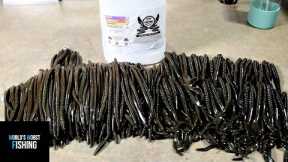 How Many Baits From 1 GALLON of Plastic?? Gallon Plastisol Challenge