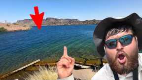 Fishing a MASSIVE Desert Lake! Can We Catch a Giant?