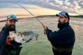 Fly Fishing For Bass In The Surf -