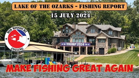 Lake of the Ozarks Bass Fishing - 15 July 2024 | Fishing report