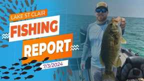 The Lake St. Clair Fishing Report 7/3/2024