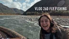 Josh James New Zealand adventure VLOG 260 fly fishing for brown trout