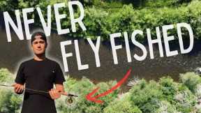 Taking a Complete Beginner Fly Fishing