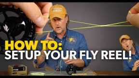 How to SETUP a Fly Fishing Reel! Step-by-Step Tutorial - 2019