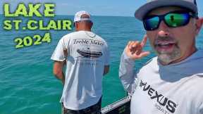 Lake St. Clair Musky Fishing Summer 2024!! - Day 1