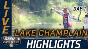 Highlights: Day 1 Bassmaster action at Lake Champlain