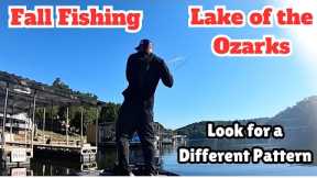 Lake of the Ozarks (Fall Fishing/Tournament Strategy)