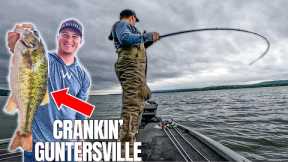 INSANE Crankbait Bite on Lake Guntersville! (Huge Spotted Bass)