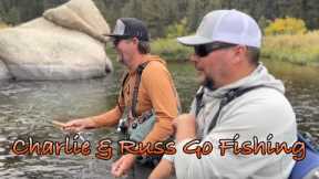 Charlie Craven and Russ Miller Dry Fly Fish Elevenmile Canyon