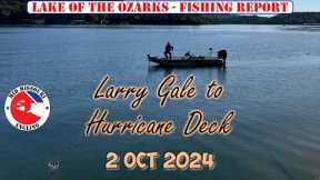 Lake of the Ozarks Bass Fishing - 2 Oct 2024 | Fishing report