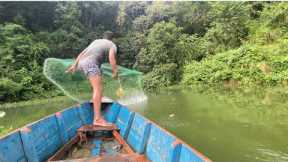 cast net fishing /traditional fishing/tilapia fishing/amazing fishing/begnas lake pokhara/जाल