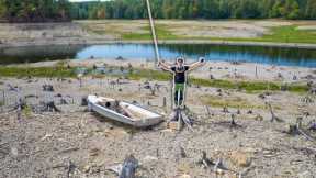 Fishing a Deserted Dried Up Lake! (Did The Fish Survive?)