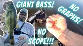 Catching Giants W/ Livescope Banned! Lake Fork Fall Bass Fishing w/ No Graphs! No Scope, No Problem!