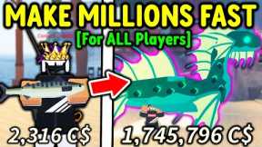 FASTEST Way To Make MILLIONS From BEGINNER To PRO in Roblox Fisch..