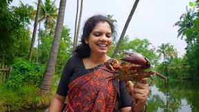 From River to Plate: Kerala-Style Crab Curry | Fishing for River Crab | River Fresh Catch & Cook