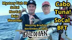 Cabo Tuna Tournament, SoCal bluefin-yellowfin tuna update, ID the mystery fish, surf fishing event