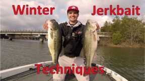 How to Fish Suspending Jerkbaits for Winter Bass - Lake Dardanelle