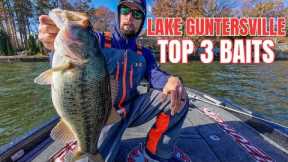 My Top 3 Baits For Winter Bass Fishing! (Lake Guntersville)