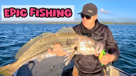 Lake Macquarie LURE fishing - non stop action !!