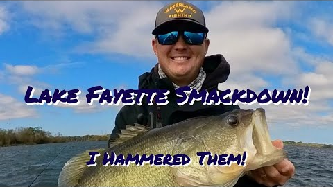 Lake Fayette, TX Big Bass Smackdown! Tons of Hooksets!