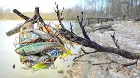 Fishing Lures GALORE in this Drained Lake!