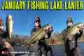 January Bass Fishing Lake Lanier |