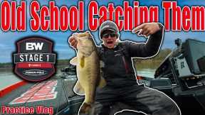 Catching them Old School - MLF Stage 1 Conroe, TX - Practice Vlog